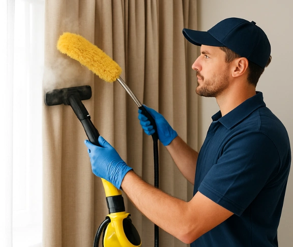 Trusted curtain steam cleaning technician Matty Curtain Cleaning birchgrove-nsw QLD