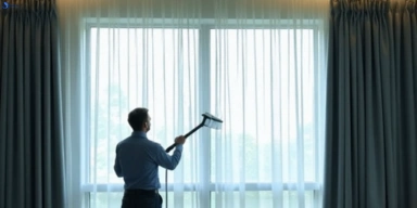 Commercial curtain steam cleaning service birchgrove-nsw hotels offices